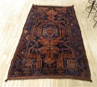 Wool Hand Knotted Rug.
