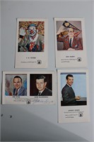 KSTP Color Tv and Radio personality Promo Cards