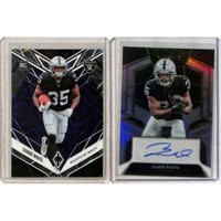 (2) Different Zamir White Numbered Rookies Auto
