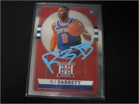 RJ Barrett signed basketball card RC COA