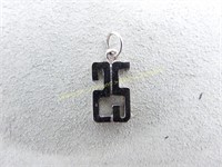 Sterling Silver "25" Charm- 2g