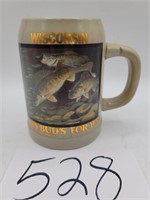 Steins-This Buds For You Wisconsin-Fish-No Box
