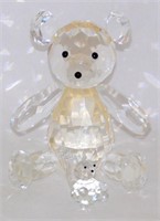 Vintage Swarovski Style Large Crystal Teddy Bear