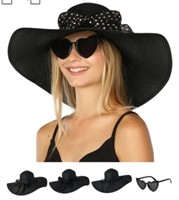 NEW FUNCREDIBLE Wide Brim Sun Hats for Women -