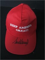 Donald Trump Signed Hat GAA COA