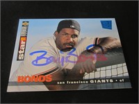 Barry Bonds Signed Trading Card Direct COA