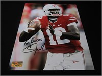 Cardale Jones Signed 8x10 Photo EUA COA