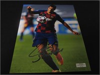 Luis Suarez Signed 8x10 Photo Heritage COA