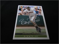 Barry Bonds Signed Trading Card Direct COA