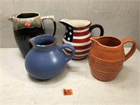 Various Porcelain Pitchers