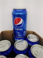 Dented-11 cans pepsi cola, expires Dec 27, 2021,