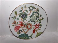 Winterthur Crewel Embroidery Plate