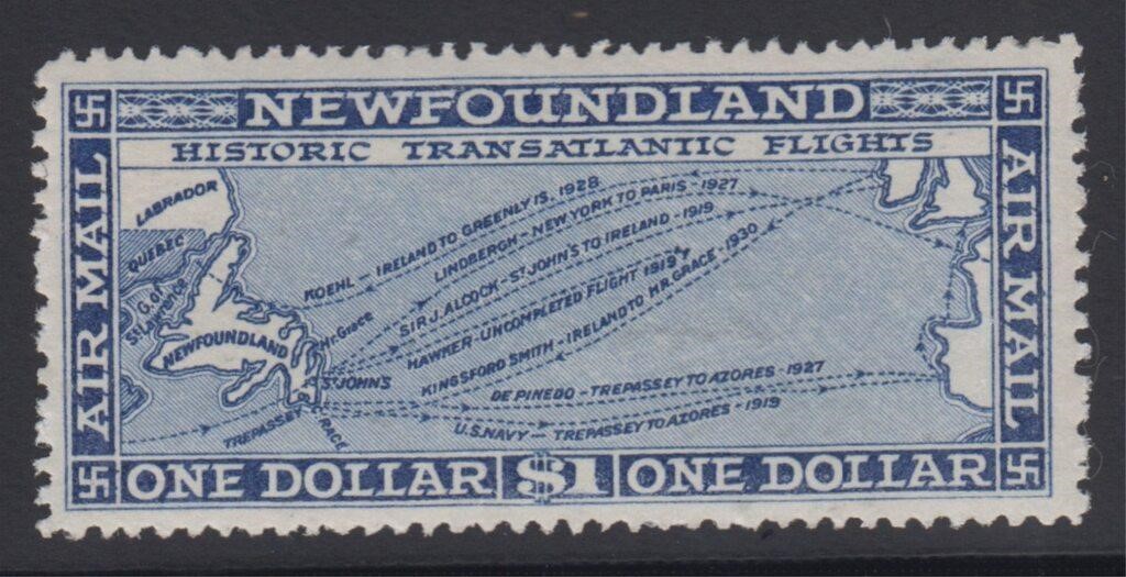 Newfoundland Stamp #C8 Mint NH Airmail CV $120