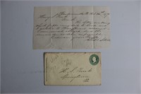 1879 Letter w/ Envelope