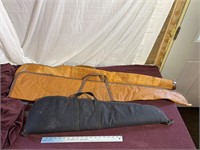 Three soft side, rifle cases