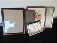 Five Picture Frames 8x10 & 5x7