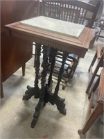 MARBLE TOP  STAND TABLE