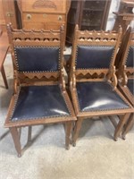 PAIR OF ORNATE DINING CHAIRS