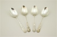 4  Whiting Sterling Silver Spoons