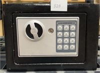Small safe with key and/or code ability