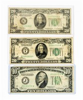 Coin Face Value $50-Federal Res Notes(3)-F