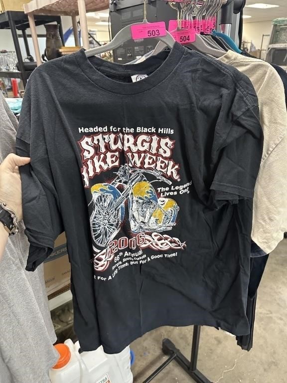 HARLEY DAVIDSON MOTORCYCLE SHIRT STURGIS 2007