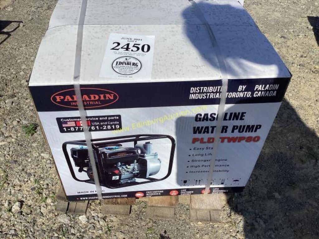 New paladin Gasoline water pump