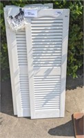 6 NEW VINYL SHUTTERS