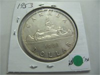 1953 $1 CDN COIN (SF)