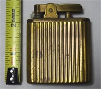 Vtg PAC Japan Brass Musical Lighter