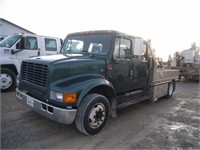 2000 IH 4700 DT466E flatbed truck - VUT