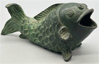 Antique Cast Iron Open-Mouth Fish