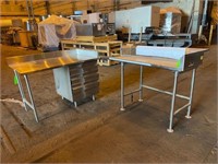 A. Lot of Two Stainless Steel Counter Tops