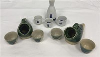 Three Sake Sets