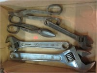 Adjustable Wrenches, Tin snips
