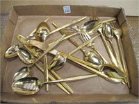 Small Group of Gold Plated Stainless Flatware