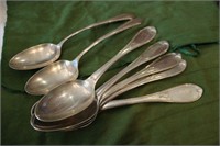 7 Sterling Silver Table Spoons