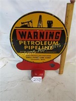 Petroleum Pipeline Marker Sign