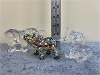 Miscellaneous Glass Elephants