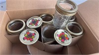 6e Ball Quilted Crystal Jelly Jars