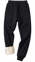 New S size, Gihuo Men's Winter Fleece Pants