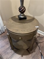 Round 1 Drawer Wooden End Table