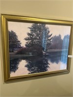3 Framed Prints (Woodland Scene)