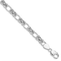 Sterling Silver- Polished Link Bracelet