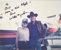 Bud Shrake & Willie Nelson Signed Photograph
