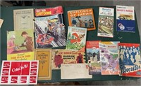 Another lot of vintage antique paper- Coke stickes