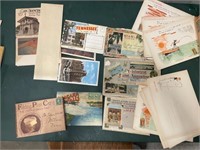 Large lot of vintage postcards- most in books