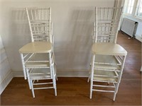 Lot of 20 White Event Chairs