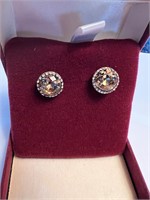 Cubic Zirconia Large Post earlings