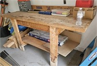 6'x3' tall x 28" wide work bench, only